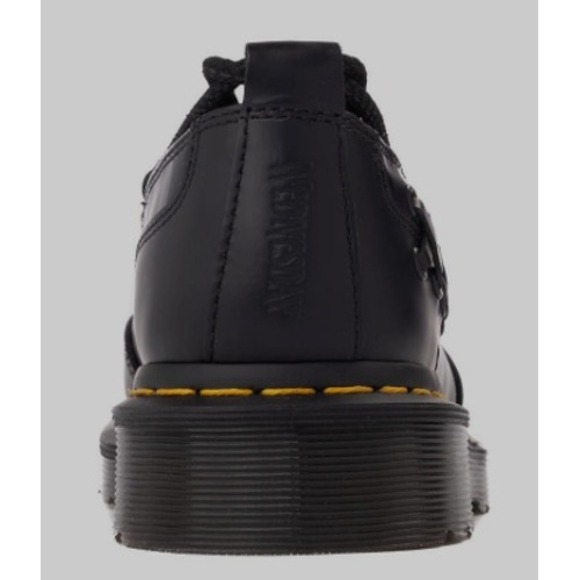 Dr. Martens x Wednesday Elphie II Mary Jane Ballet Flat Black Leather Goth NEW - Picture 5 of 6